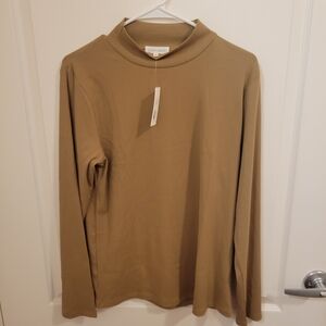Tan Long Sleeve Top
